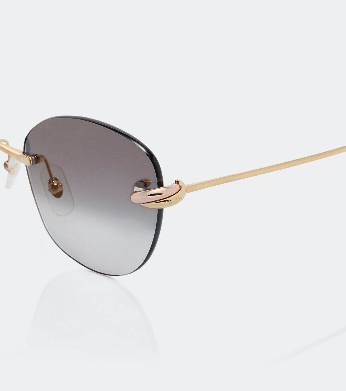 Cartier Eyewear Collection Trinity De Cartier round sunglasses