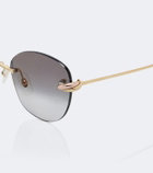 Cartier Eyewear Collection Trinity De Cartier round sunglasses
