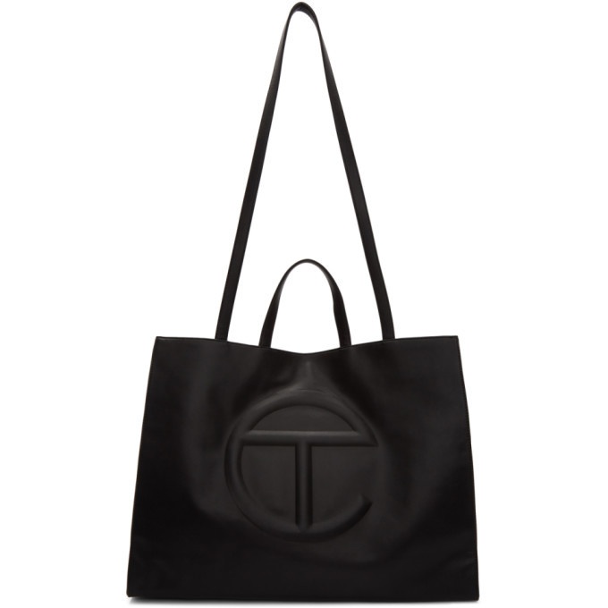 Photo: Telfar Black Large Shopping Bag