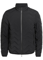 Emporio Armani Water-repellent Padded Stretch-nylon Jacket Black