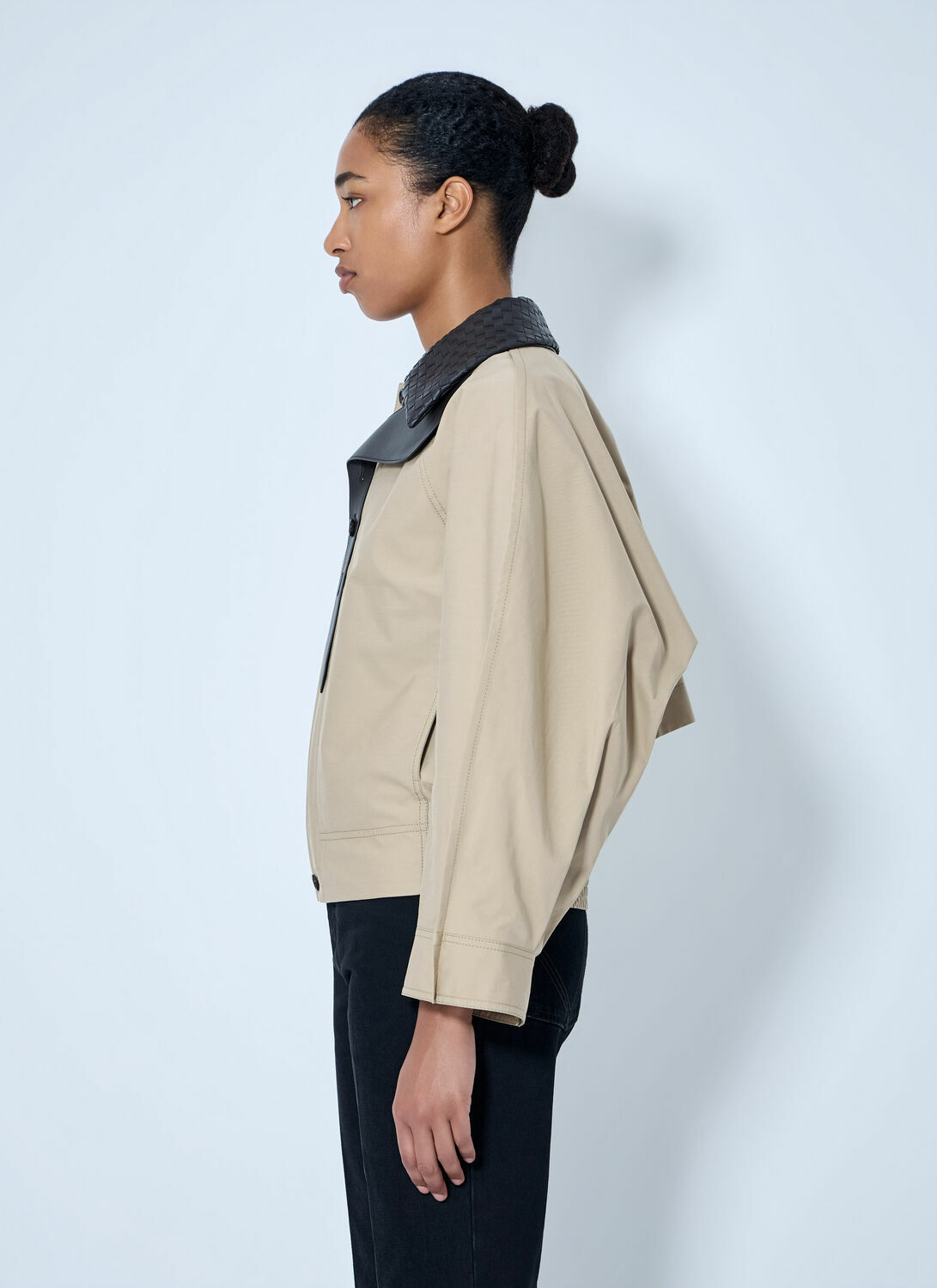 Bottega Veneta Quilted Collar Jacket