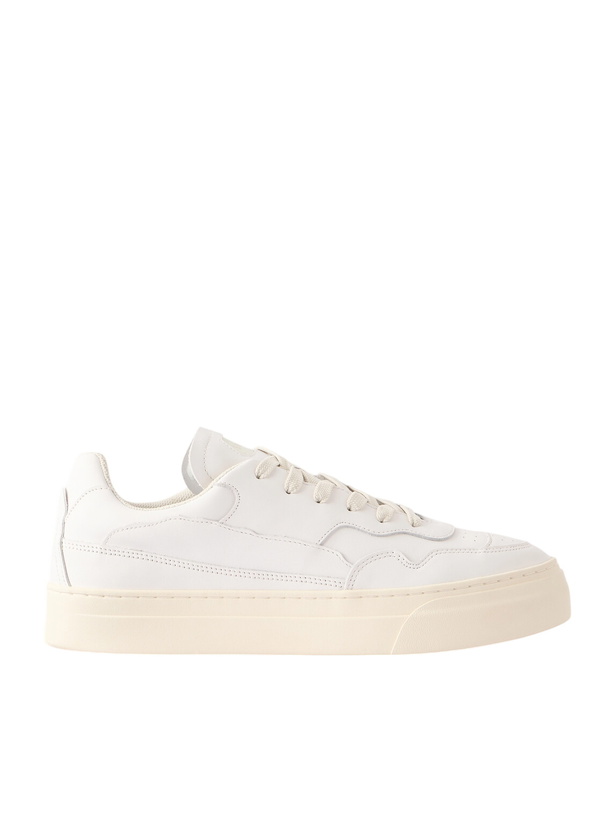 Photo: Omni - Matta Leather Sneakers - White