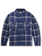 Isabel Marant - Gervon Checked Virgin Wool Shirt Jacket - Blue