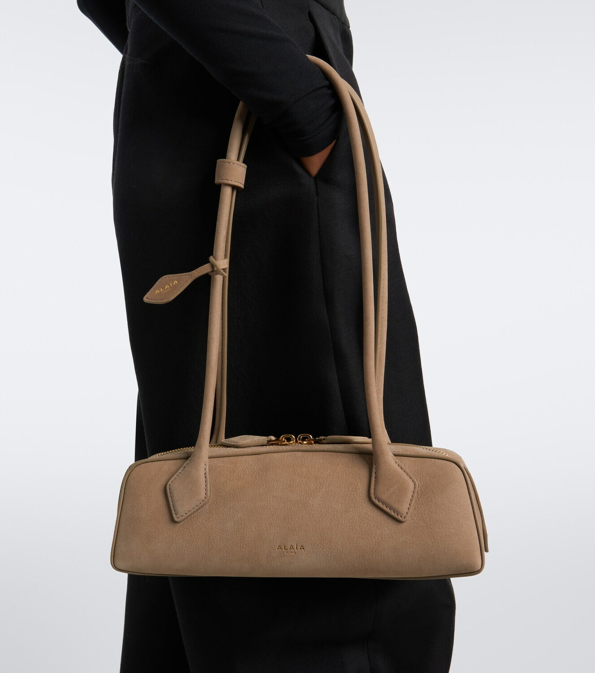 Alaïa Le Teckel Small leather shoulder bag