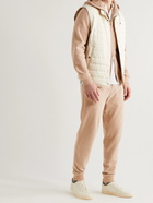 Brunello Cucinelli - Tapered Cotton-Jersey Sweatpants - Neutrals