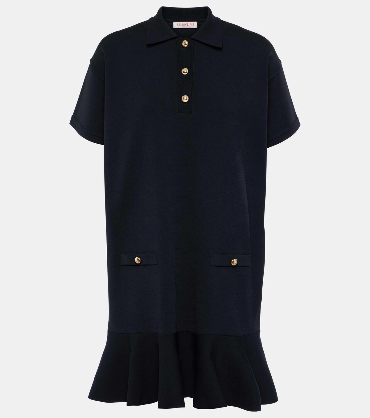 Valentino Ruffled polo dress