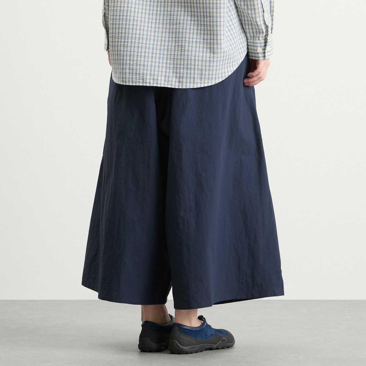 Gramicci Women's Nylon Flare Pant in Navy