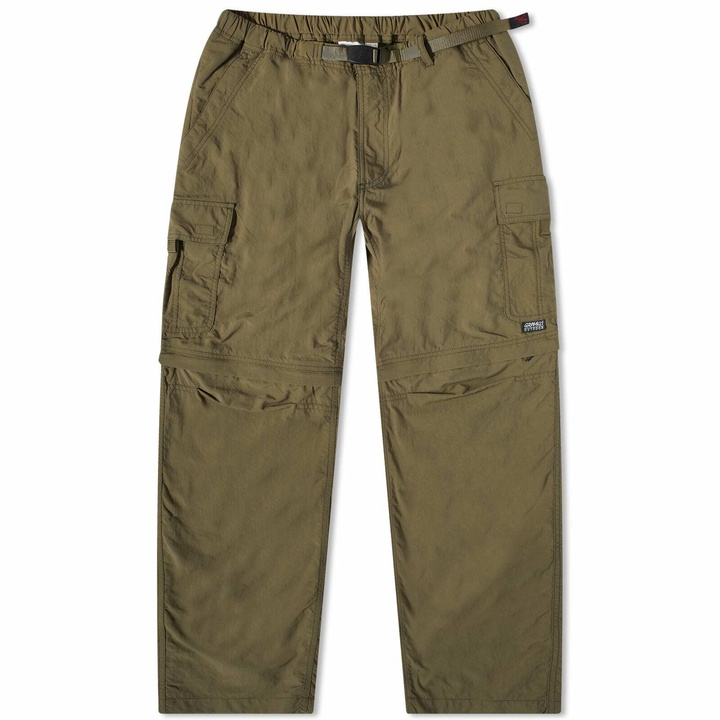 Photo: Gramicci Men's Convertible Micro Ripstop Pant in Army Green