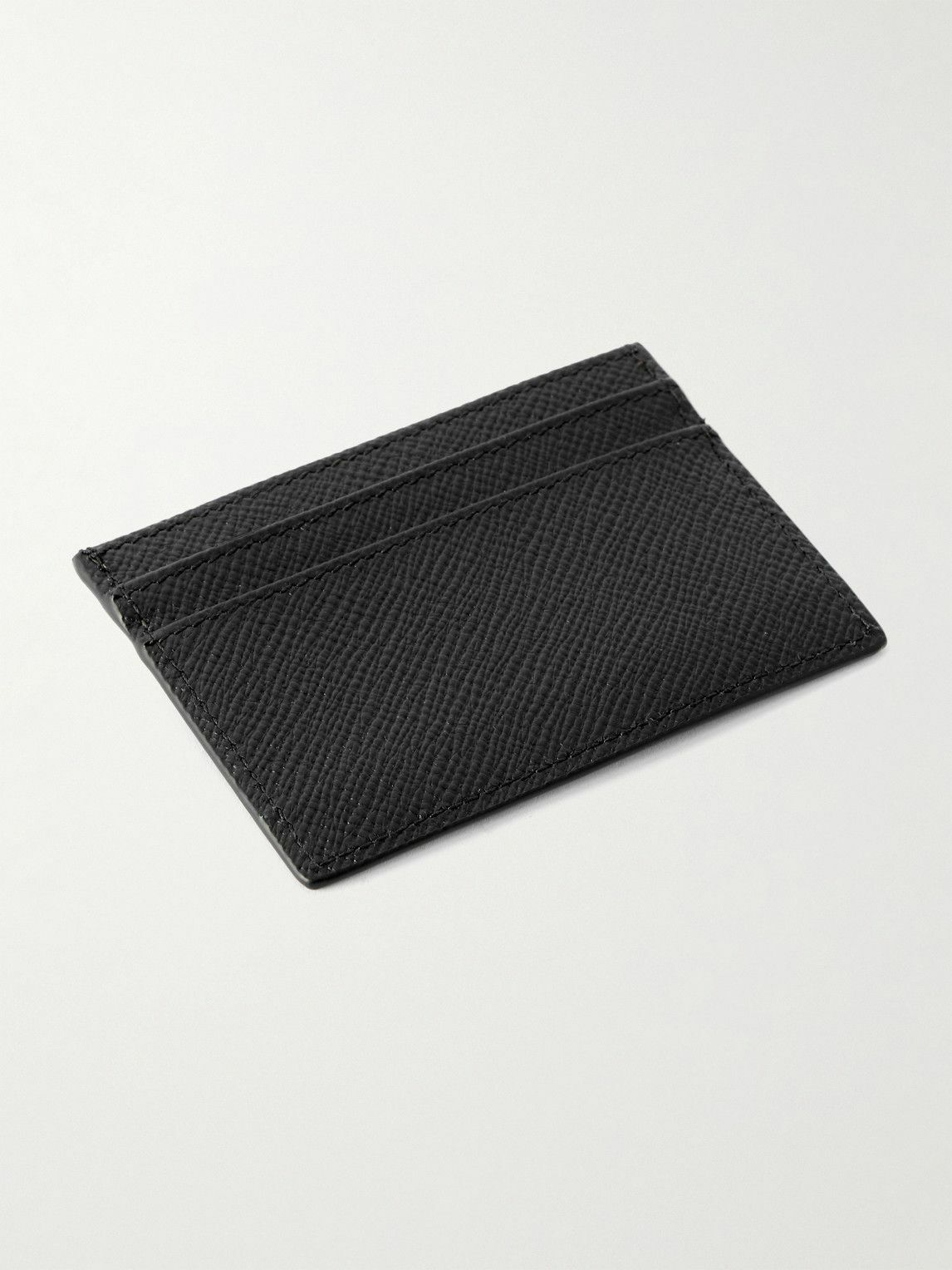 Smythson - Panama Cross-Grain Leather Cardholder