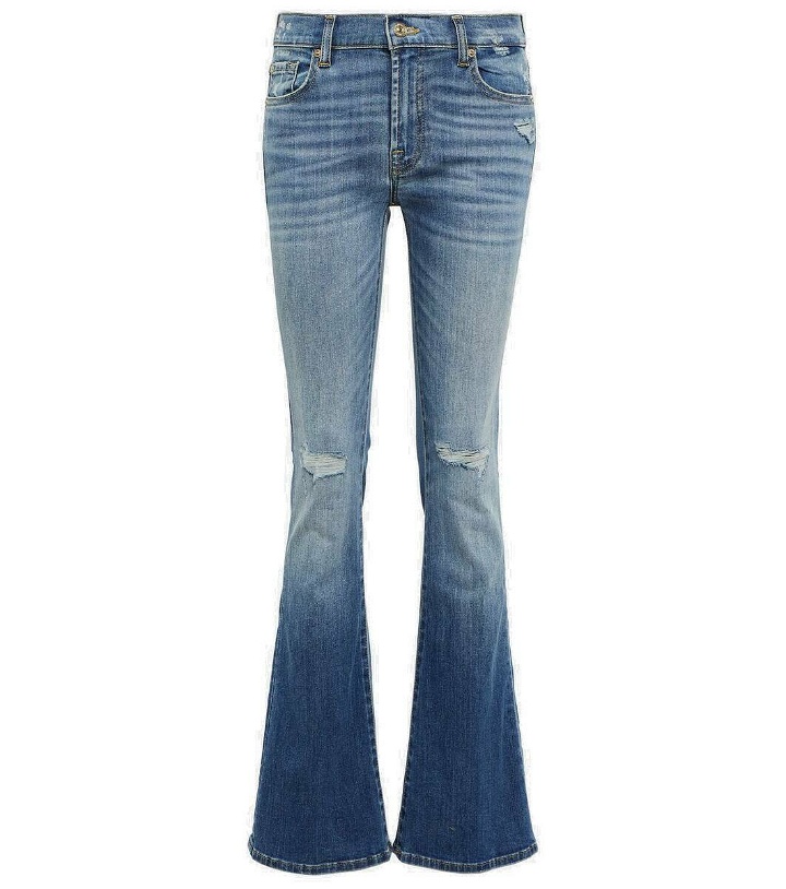 Photo: 7 For All Mankind Bootcut Tailorless mid-rise jeans