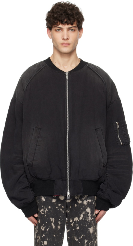 Photo: Juun.J Red MA-1 Jumper Reversible Bomber Jacket