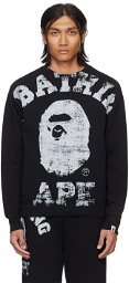 BAPE Black Big College Sweatshirt