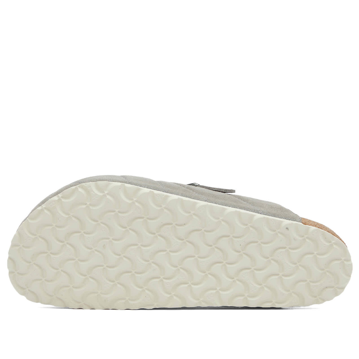 Birkenstock Men's Boston Quilted Clog - Stone Coin Suede