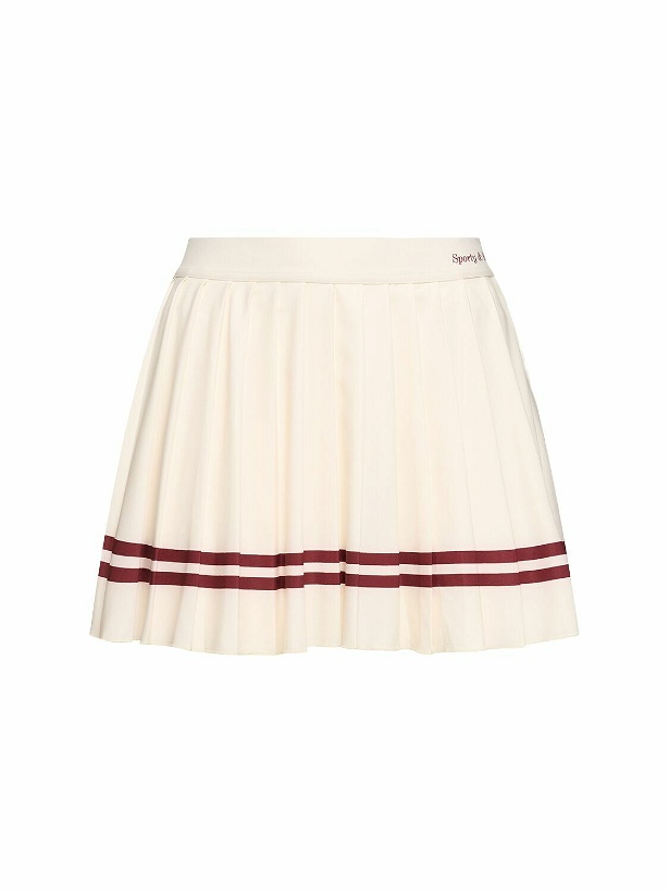 Photo: SPORTY & RICH Classic Logo Pleated Skirt