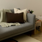 ferm LIVING Sen Cushion - Rectangular in Dark Chocolate 