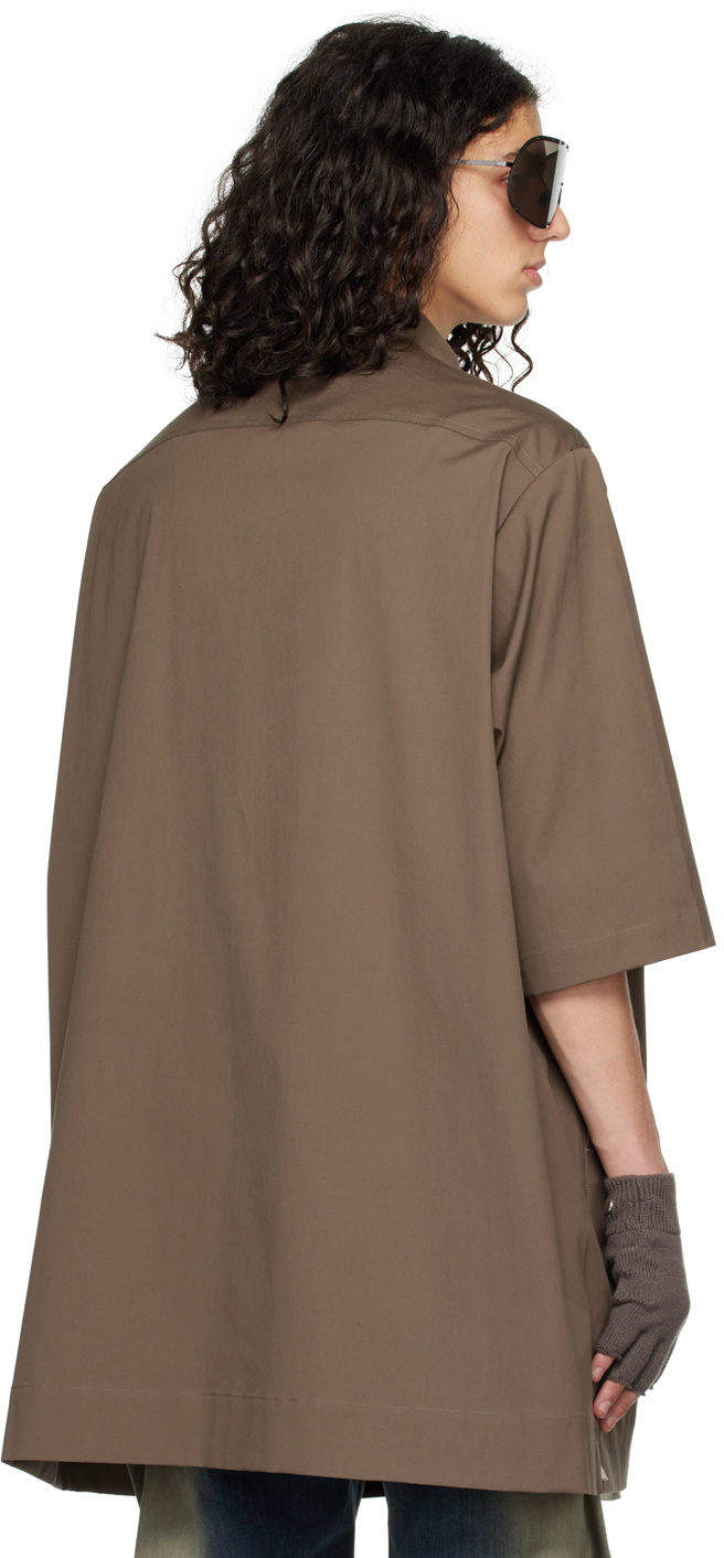 Rick Owens Gray Magnum Shirt Rick Owens
