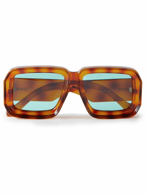 Photo: Loewe - Paula's Ibiza Oversized D-Frame Tortoiseshell Acetate Sunglasses