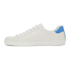 Gucci White and Blue New Ace Low-Top Sneakers