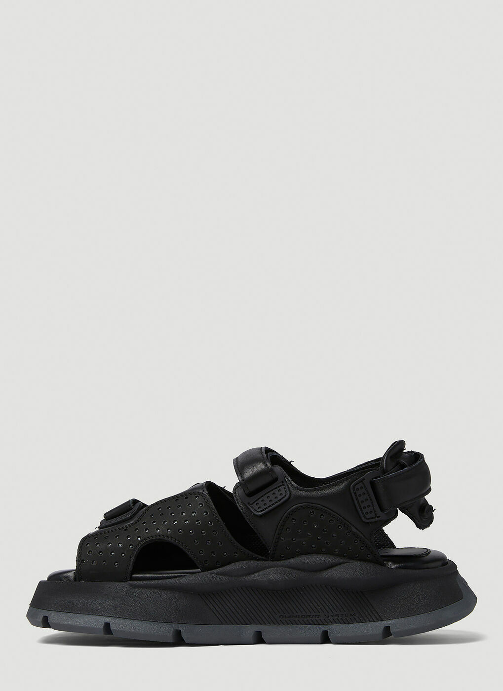 Quest Platform Sandals in Black Eytys