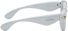 LOEWE Blue Inflated Round Sunglasses