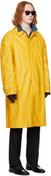 Maison Margiela Yellow Smudge Trench Coat