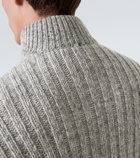 Herno Cable-knit wool jacket