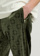 Givenchy Logo-jacquard Velour Sweatpants Green