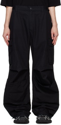 032c Black Overtime Cargo Pants