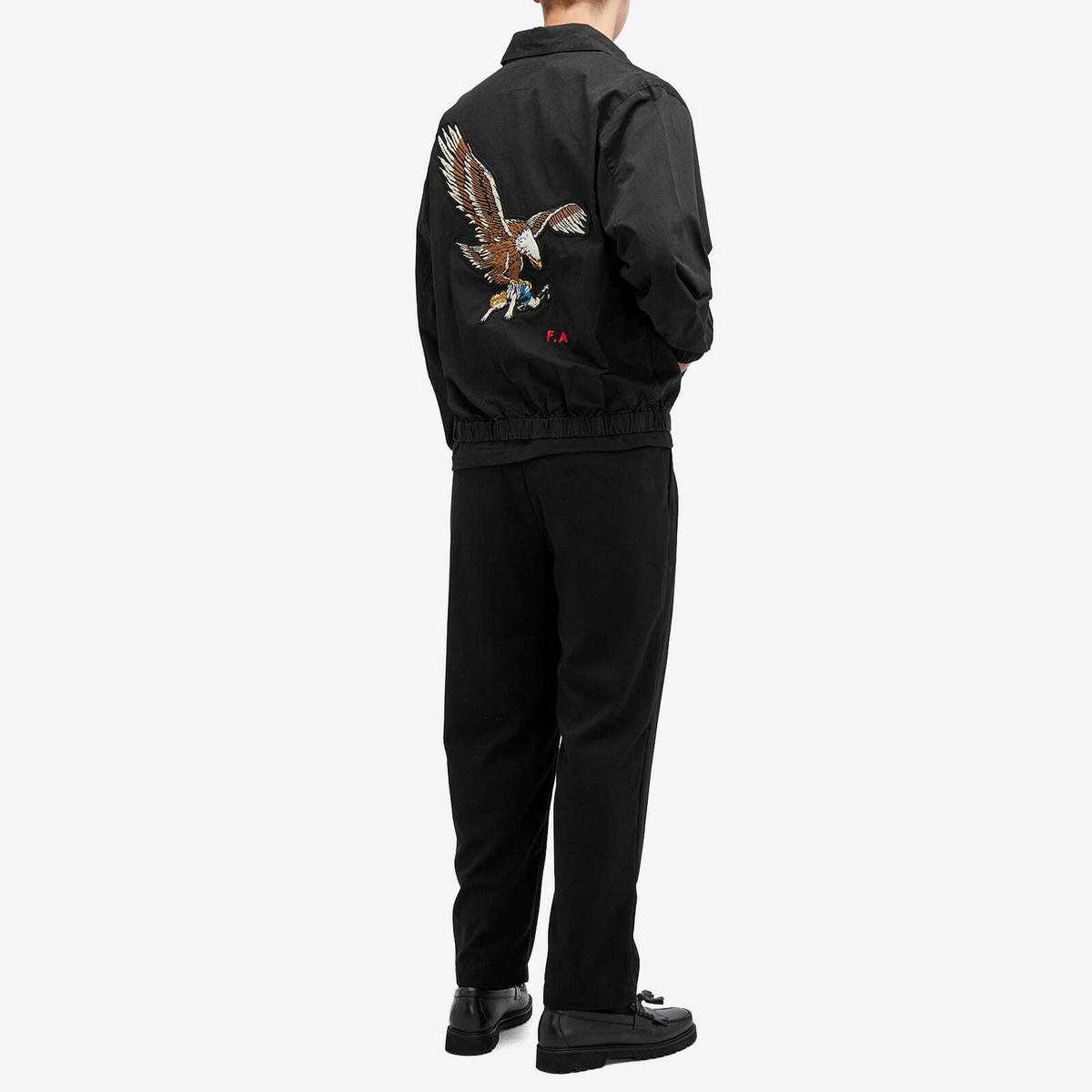 Fucking Awesome Men's Washed Harrington Jacket in Black