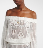 Melissa Odabash Tully crochet cotton-blend jumpsuit