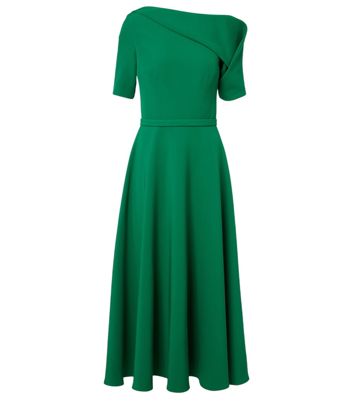 Photo: Safiyaa Stephanie draped crêpe cocktail dress