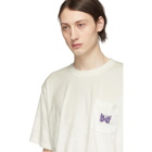 Needles Off-White Velour Papillon T-Shirt