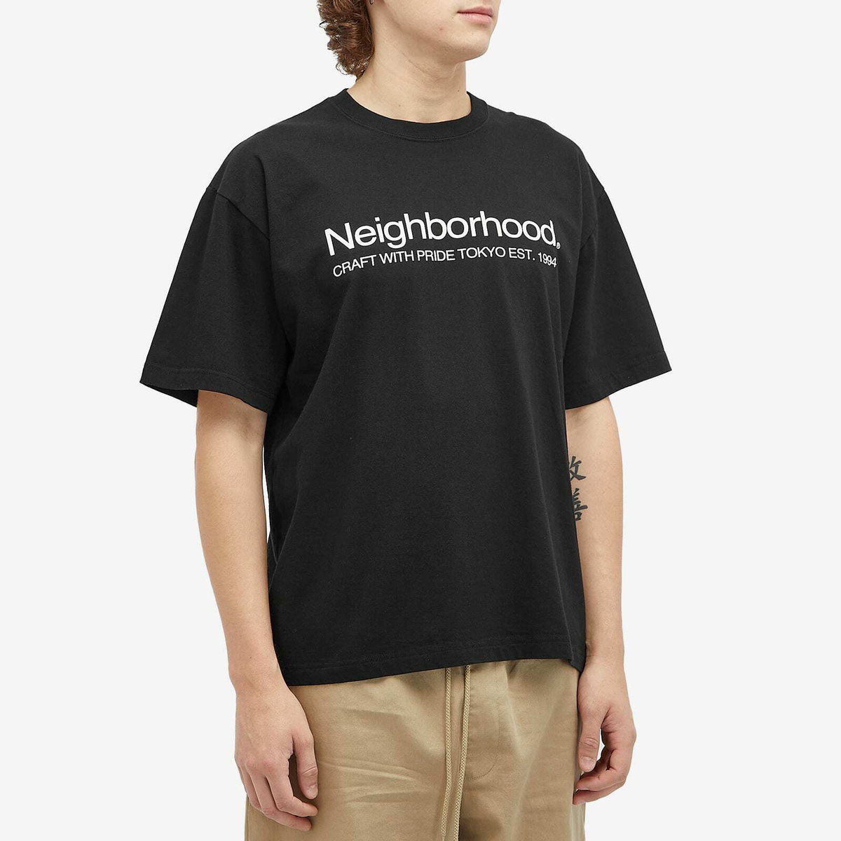 Neighborhood Men's SS-11 T-Shirt in Black Neighborhood