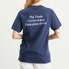 Sporty & Rich Women's Play Tennis T-Shirt in Dark Navy