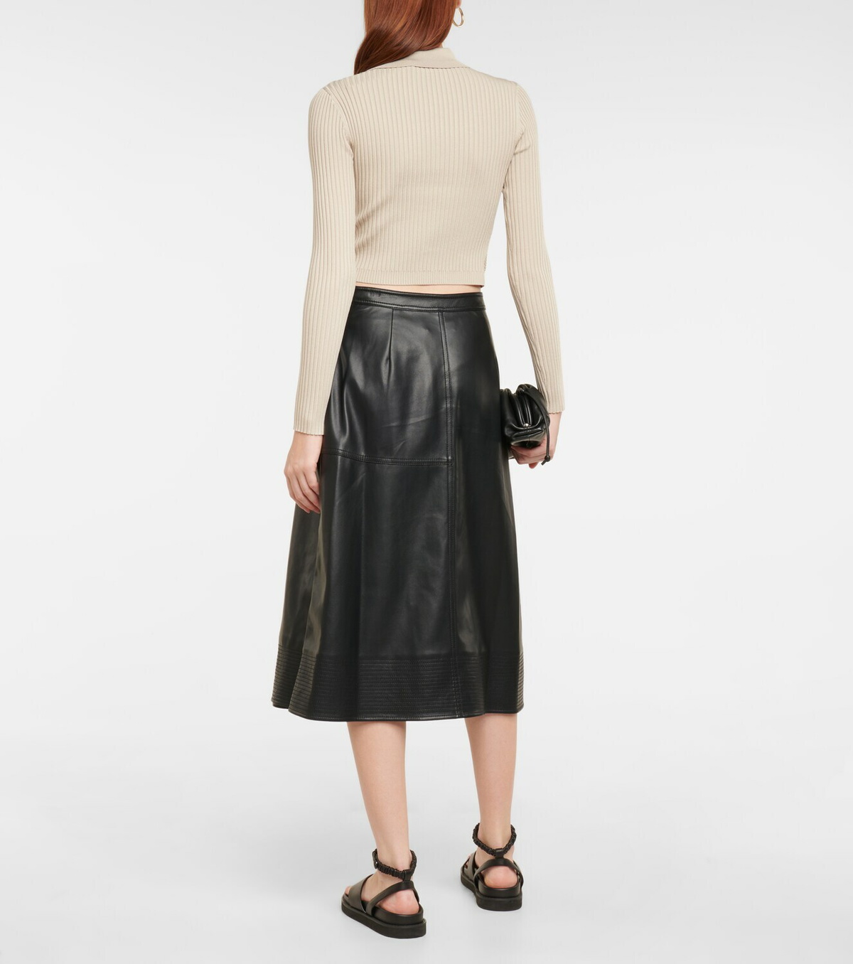 Simkhai - Sol ribbed-knit crop cardigan