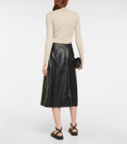 Simkhai - Sol ribbed-knit crop cardigan
