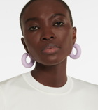 JW Anderson - Logo hoop earrings
