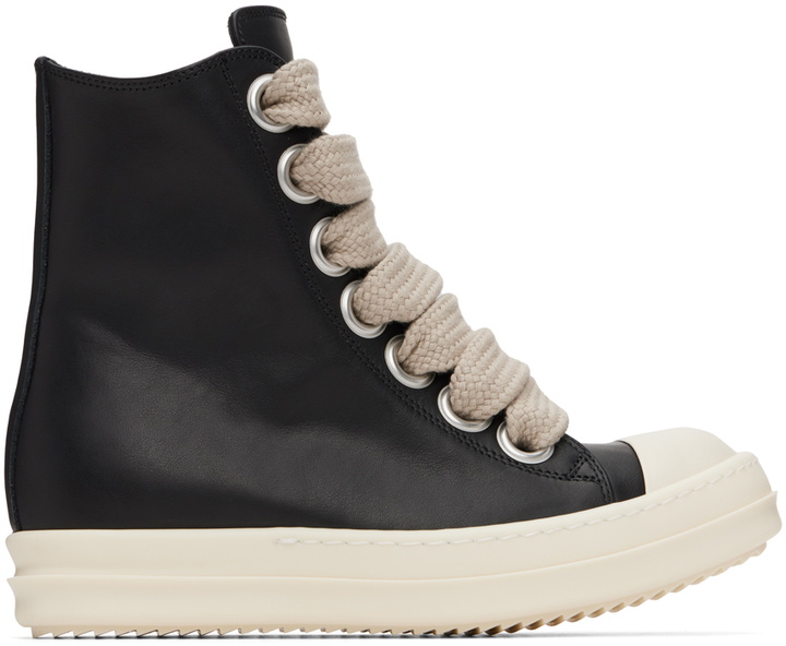 Photo: Rick Owens Black Porterville Jumbo Laced Sneakers