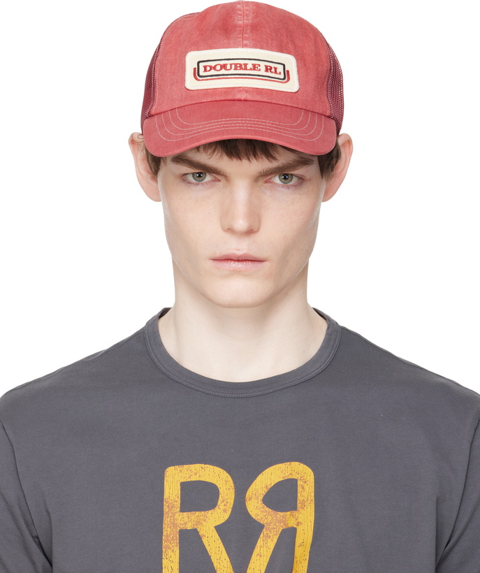 Photo: RRL Red Logo-Patch Twill Trucker Cap