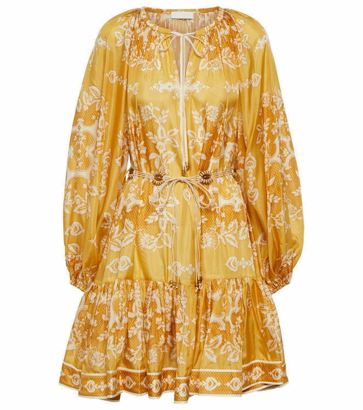 Photo: Zimmermann Raie printed silk minidress