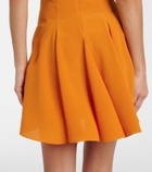 Saint Laurent A Dos Nu silk satin minidress