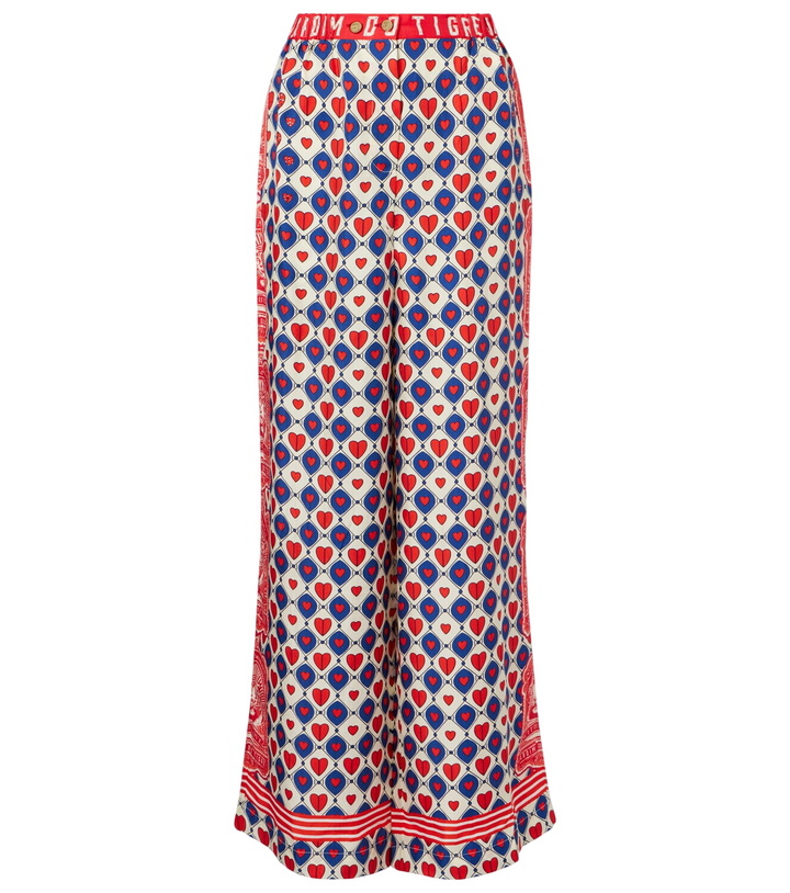 Photo: Camilla Printed silk palazzo pants