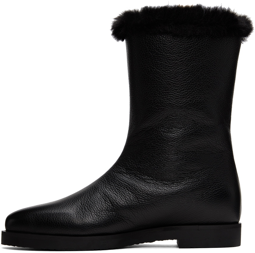 Totême Black 'The Off-Duty' Boots