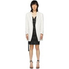 Unravel White Oversized Blazer