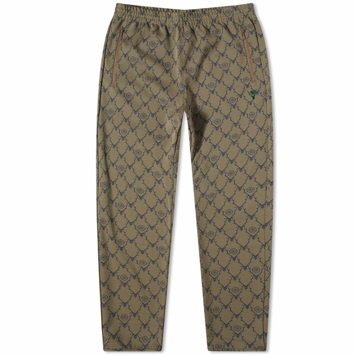Photo: South2 West8 Men's Skull & Target Trainer Trousers in Khaki