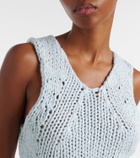 Khaite Cassie knitted cotton top