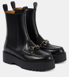 Gucci Horsebit leather Chelsea boots