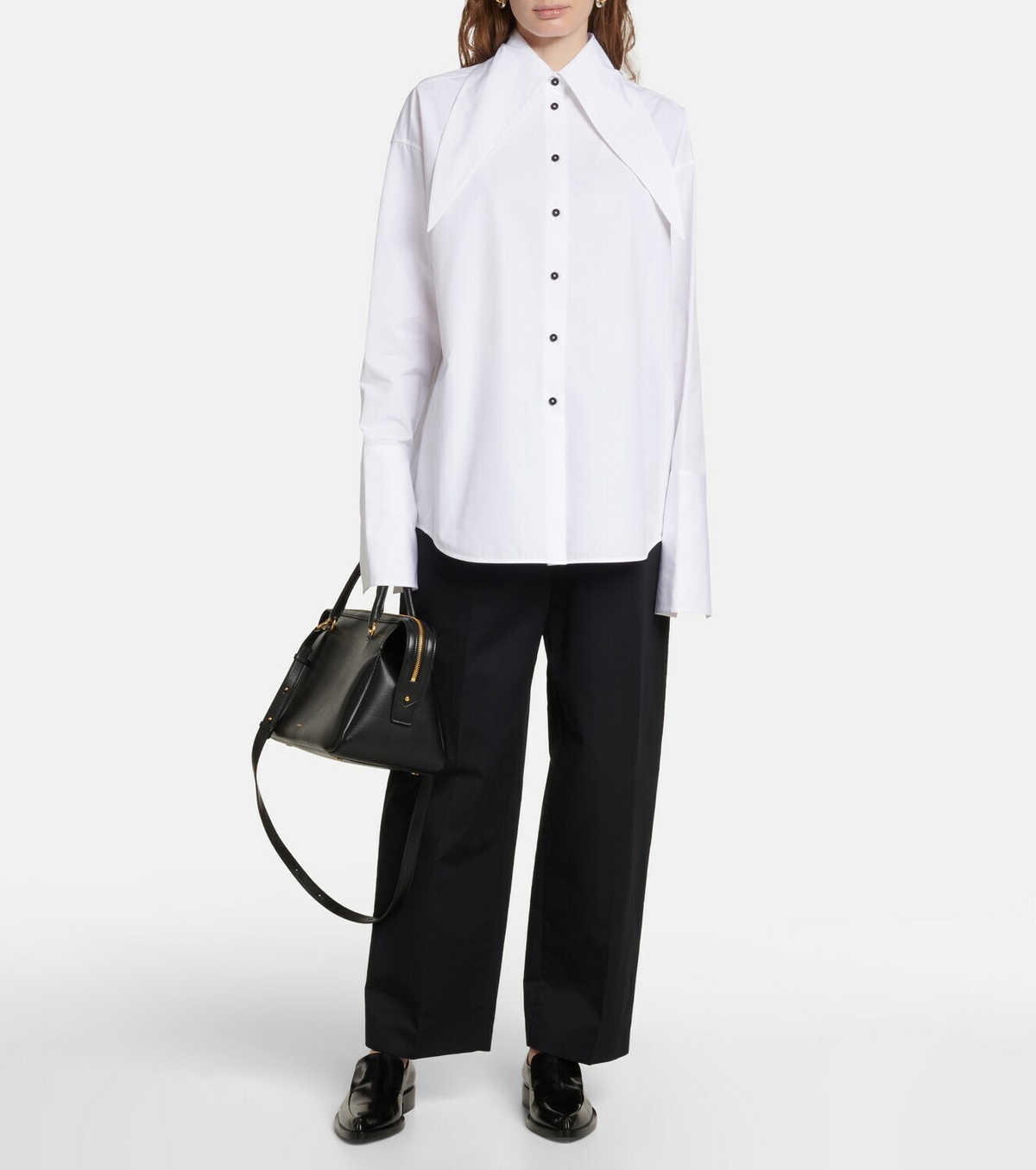 Jil Sander - Embellished leather loafers Jil Sander