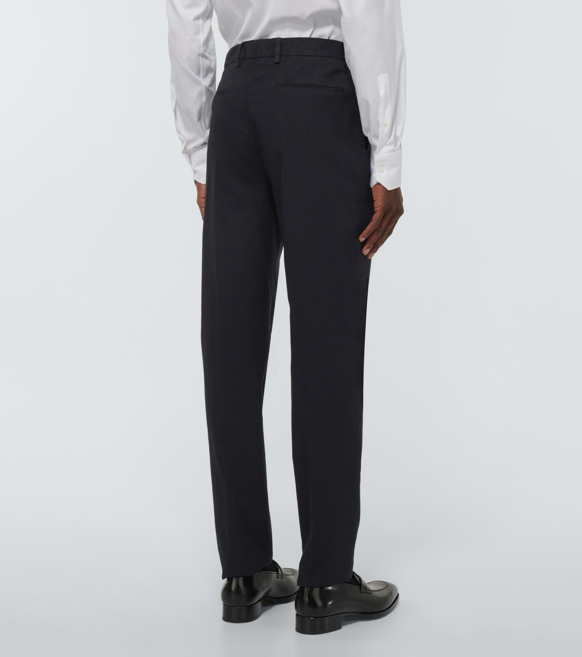 Zegna - Cotton-blend pants Zegna