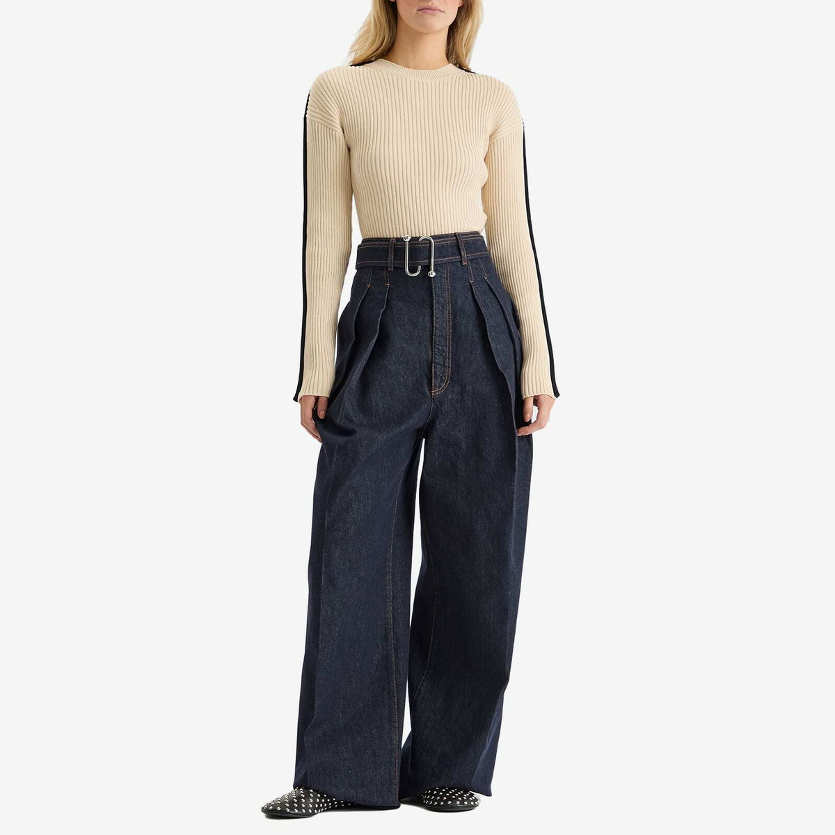Sportmax Women's Boemia Knitted Sweater in Ivory